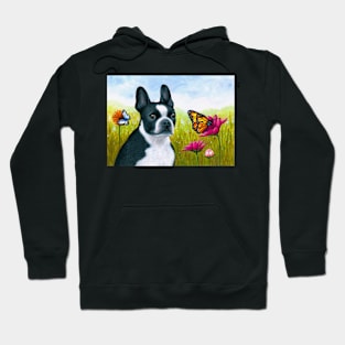 Dog 134 Boston Terrier Hoodie